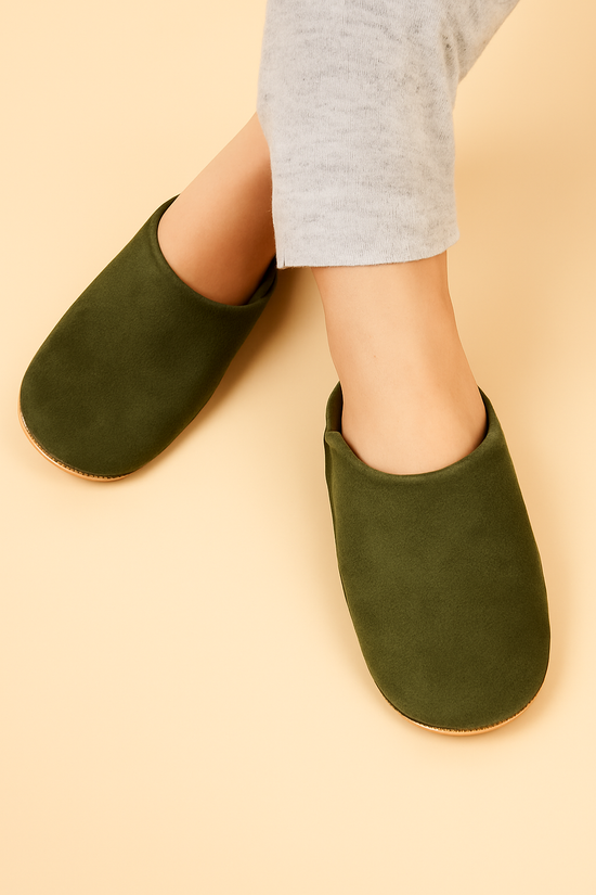 Eco-Friendly Moroccan Leather Babouches