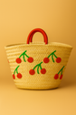 Moroccan Straw Tote – Handmade French Basket for Beach & Market