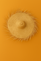 Straw Wall Hat – Handmade Boho Wall Decor for Warm, Natural Spaces