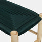 Moroccan Cord Bench – Handmade Boho Natural Seating