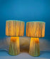 Handmade Moroccan Raffia Lamp – Natural Wicker & Rattan Boho Shade - ECOMOROCCO