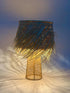 Natural Raffia Table Lamp – Handmade Moroccan Woven Rattan Light - ECOMOROCCO