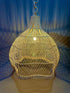 Wavy Rattan Chandelier – Handmade Natural Lampshade - ECOMOROCCO
