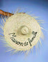Personalized Straw Hat – Handmade Boho Hat & Beach Wall Decor - ECOMOROCCO