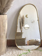 Asymmetrical Brass Mirror – Handmade Moroccan Wall Accent