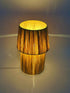 Natural Raffia Table Lamp – Handmade Moroccan Rattan Shade - ECOMOROCCO