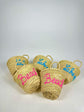 Custom Embroidered Moroccan Straw Tote – Personalized Beach & Bridal Gift