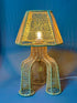 Handmade Moroccan Raffia Lampshade – Natural Straw & Wicker Table Lamp - ECOMOROCCO