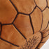 Moroccan Leather Pouf – Handmade Tan Ottoman - ECOMOROCCO