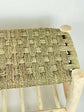 Boho Moroccan Woven Bench