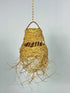 Natural Straw Ceiling Lamp – Boho Style - ECOMOROCCO