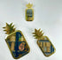 Brass Pineapple Mirror Set – Handmade Moroccan Wall Decor & Gift - ECOMOROCCO