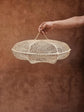 Natural Moroccan Rattan Lampshade – Handmade Raffia & Wicker Shade