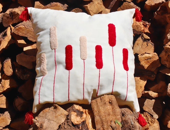 Moroccan Tribal Cushion Cover – Handmade Boho Pillow - ECOMOROCCO