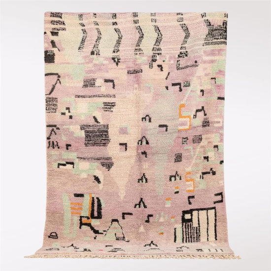 Handmade Moroccan Wool Rug – Beni Ourain & Azilal Boho Style - ECOMOROCCO