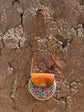 Handmade Sequin Straw Bag – Round Boho Crossbody