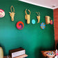 Animal Head Straw Trophies – Set of 3 | Handmade Boho Wall Décor