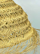 Handwoven Straw Ball Pendant Light – Boho Natural Lampshade for Earthy Interiors
