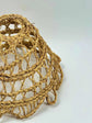 Boho Straw Pendant Light – Handmade Moroccan Raffia Lampshade