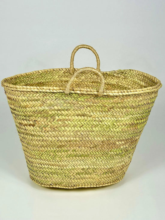 Artisan Moroccan Palm Tote – Chic French-Inspired Straw Bag - ECOMOROCCO