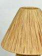 Natural Raffia Lamp – Handmade Moroccan Wicker Light
