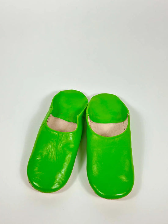 Traditional Moroccan Babouche – Handmade Soft Leather Slippers