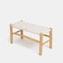 Moroccan Cord Bench – Handmade Boho Natural Seating - ECOMOROCCO