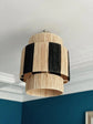 Moroccan Raffia Lampshade – Handmade Wicker Straw Pendant