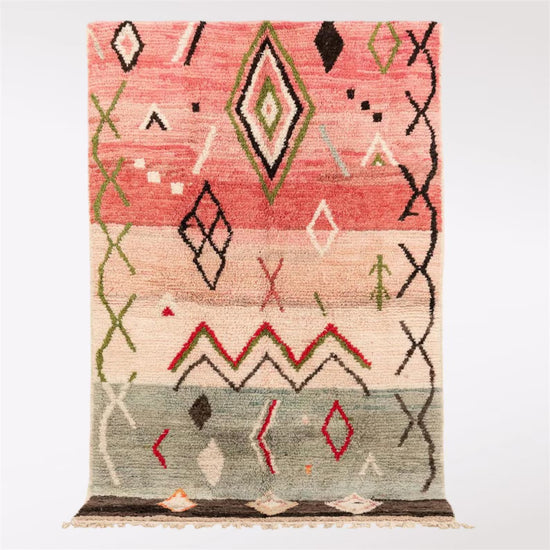 Moroccan Wool Rug – Handwoven Beni Ourain & Azilal Style - ECOMOROCCO
