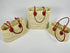 Moroccan Straw Basket Set  – Leather Handle French Market Bags - ECOMOROCCO