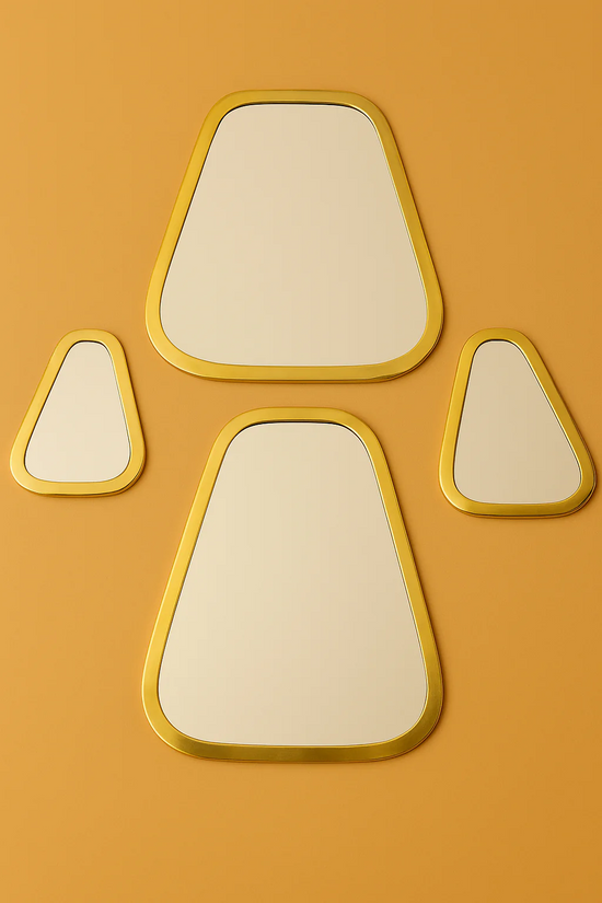 Moroccan Brass Handcrafted Rectangular Mirrors - Wall Decor, Unique Gift Idea, Bathroom & Accent Mirrors..