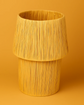 Natural Raffia Table Lamp – Handmade Moroccan Rattan Shade