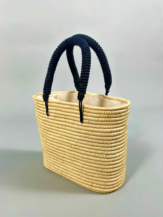 Handwoven Raffia Tote – Elegant Moroccan Summer Bag for Her - ECOMOROCCO