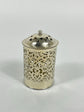 Handmade Bathroom Trash Can in Unlacquered Brass - Engraved Trash Can and Decorative Toilet Storage.