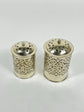 Handmade Bathroom Trash Can in Unlacquered Brass - Engraved Trash Can and Decorative Toilet Storage.
