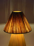 Moroccan table lamp handmade from natural raffia, rattan and wicker - Bohemian style.
