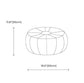 Moroccan Leather Pouf – Cozy Boho Ottoman