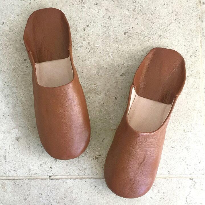 Sustainable Moroccan Slippers | Handmade from Natural Leather | Eco-Friendly Babouche for Women and Men | Zero Waste Inspired.