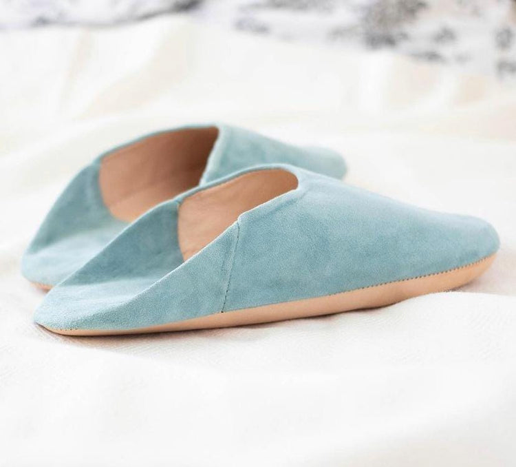 Moroccan Leather Wellness Slippers | Eco-Friendly & Handmade | Unisex Babouche for Everyday Comfort.