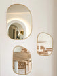 Handcrafted Irregular Gold Mirror — Luxe Artisan Wall Accent