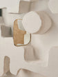 Handcrafted Irregular Gold Mirror — Luxe Artisan Wall Accent